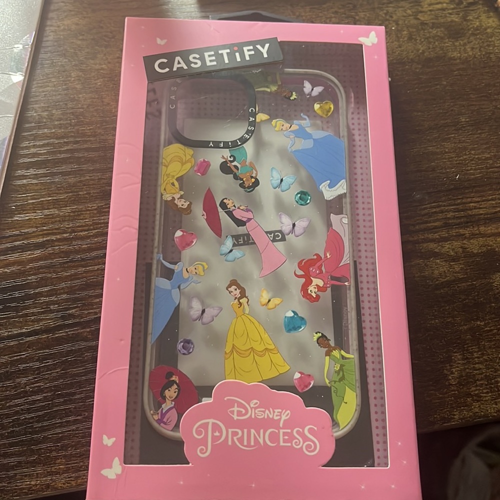 Disney x Casetify clear princesses iPhone 13 case